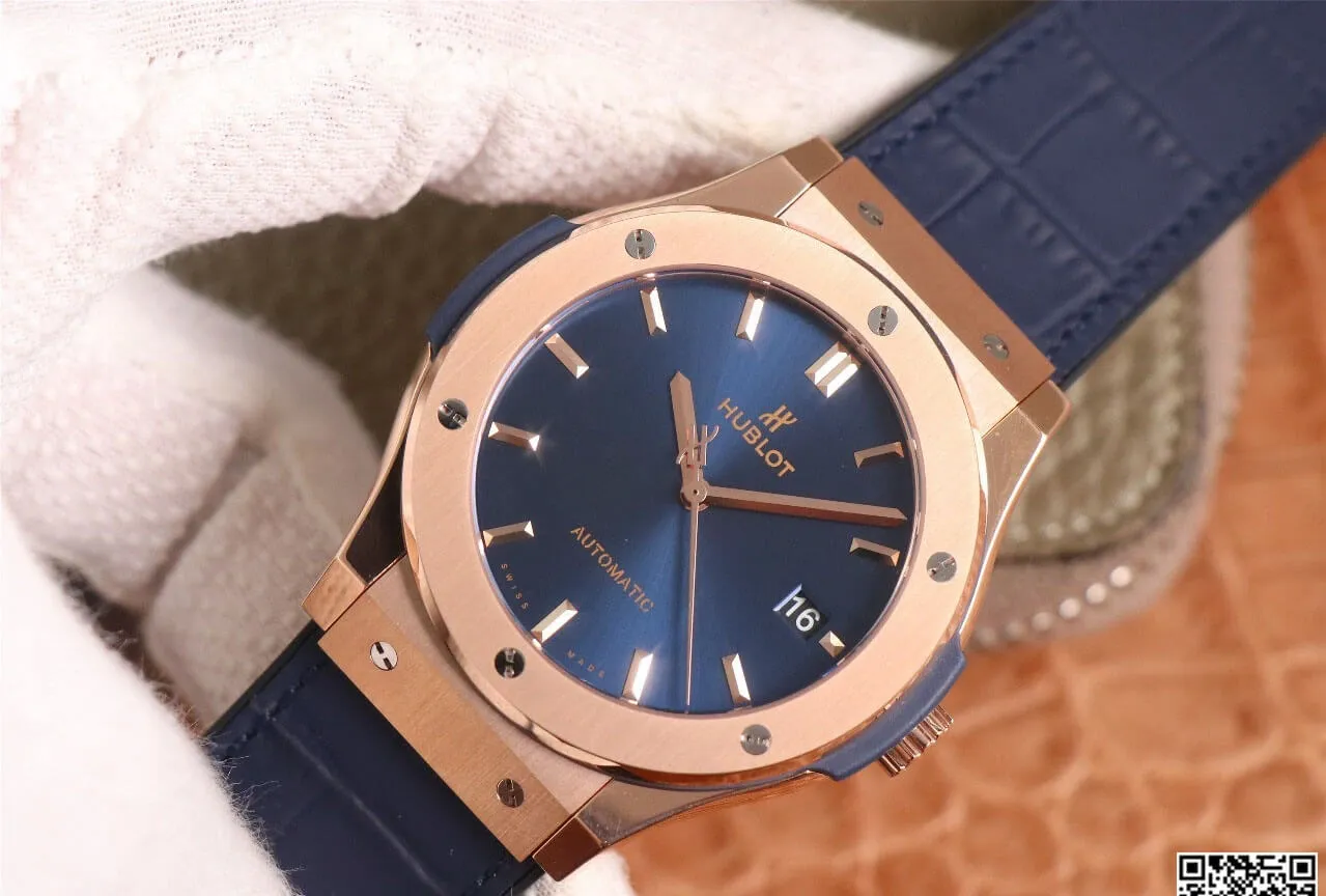 Hublot Classic Fusion 511.OX.7180.LR WWF Factory 1:1 Best Edition Replica Watch Blue Dial